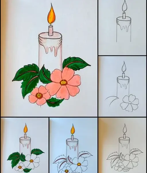 Blossom Flame Candle