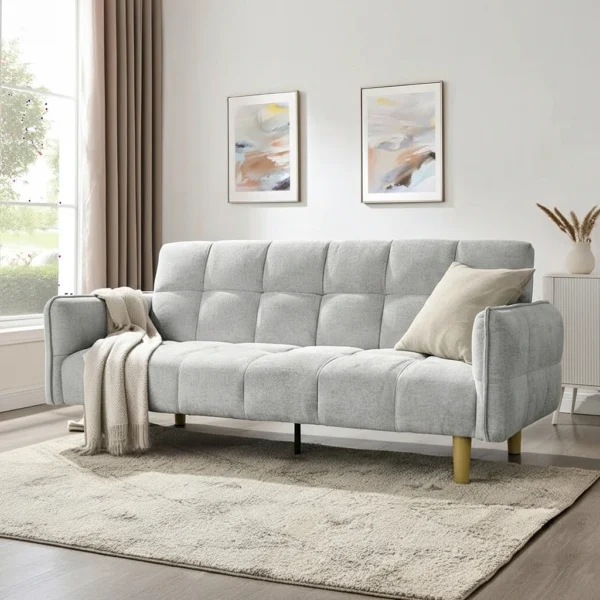 Julian Sofa Bed, Grey Chenille