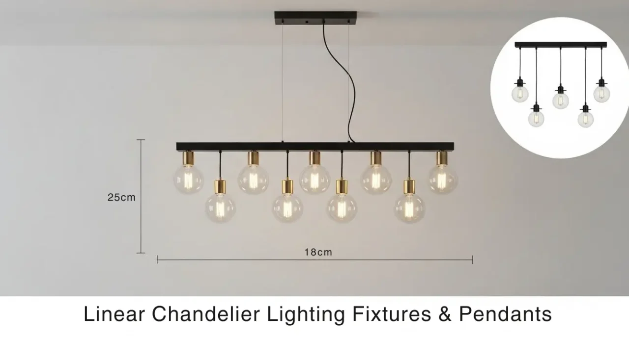 Linear Chandelier