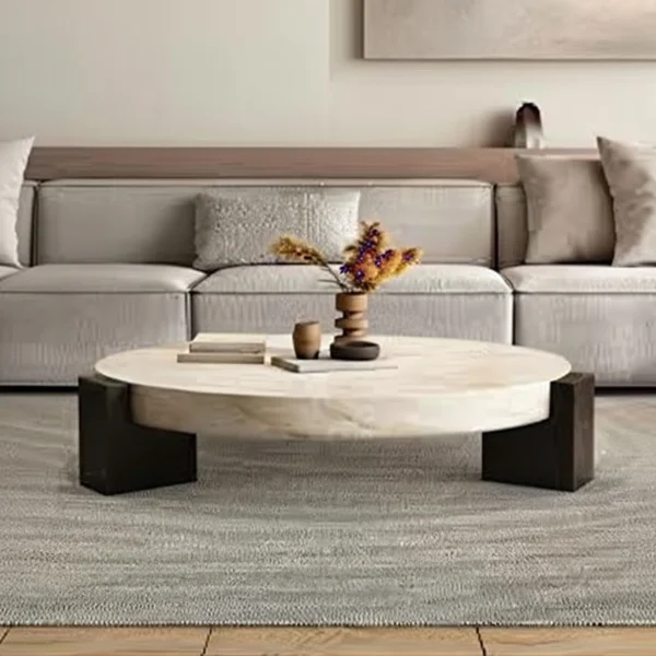 Travertine Coffee Table