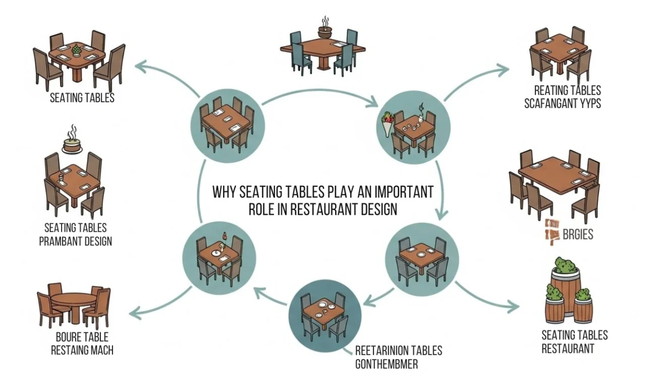 Seating Tables Play an Important Role in Restaurant Design