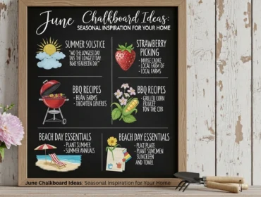 June Chalkboard Ideas