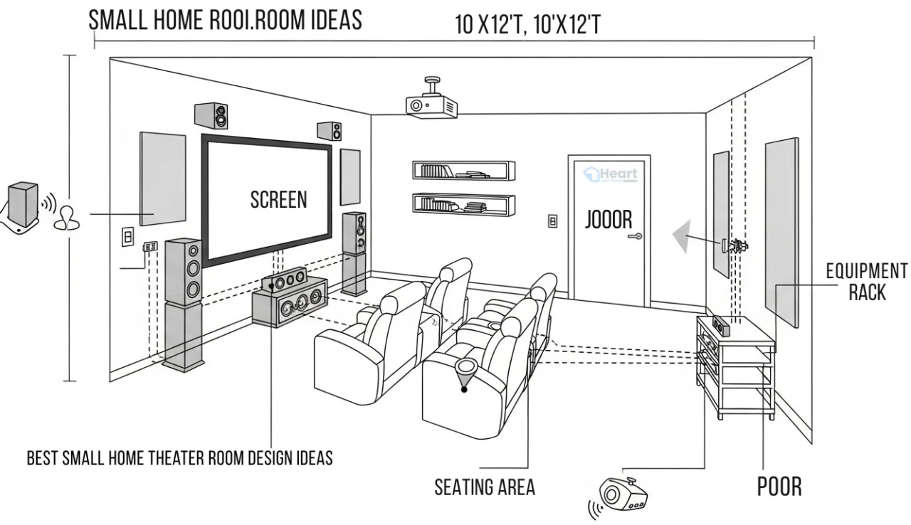 Small Home Theater Room Design Ideas